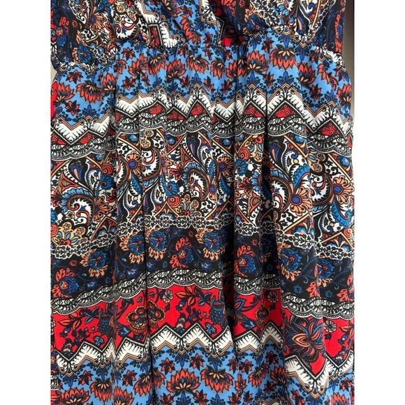 New York & company bohemian all over printed mini dress - Picture 3 of 6